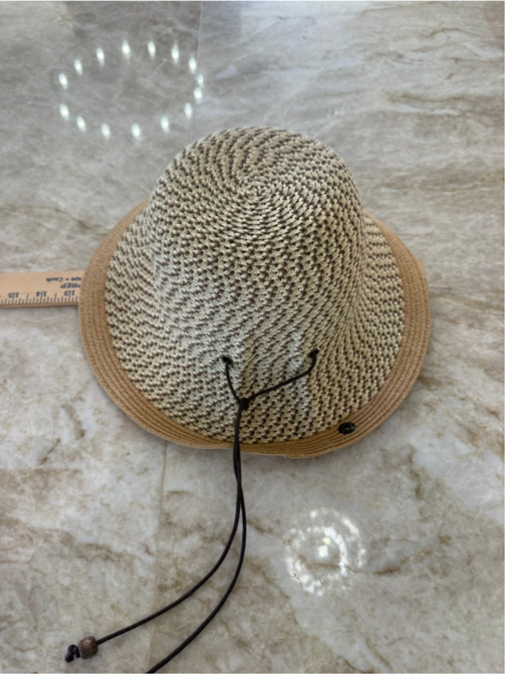 Peter Grimm One Size Beige Brown Straw Sun Hat